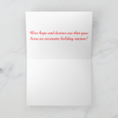 Season's Greetings Card シーズンカード (内部)