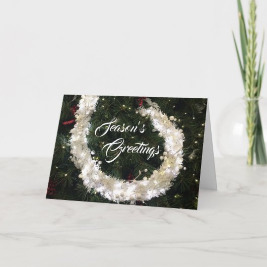 Season's Greetings, card シーズンカード (正面)