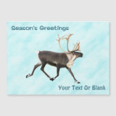 Season's Greetings - Caribou （トナカイ） On Snow (正面)