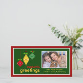 Season's Greetings Christmas Photo Cards シーズンカード (スタンド正面)