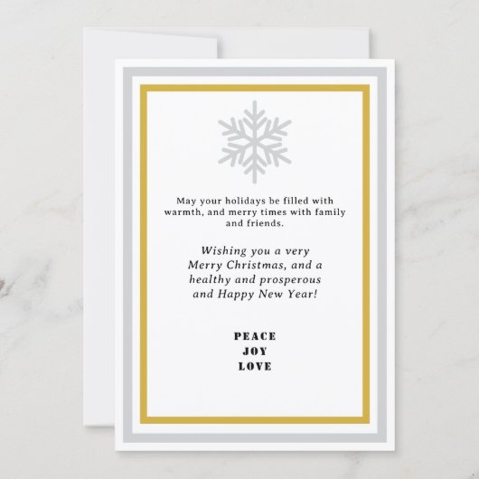 Season's Greetings Christmas Tree INSERT PHOTO  シーズンカード (裏面)