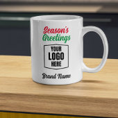 Season's Greetings Client Thank You Christmas Gift コーヒーマグカップ