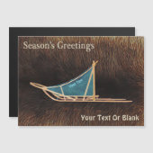 Season's Greetings - Dog Sled On Caribou Fur (正面/裏面)