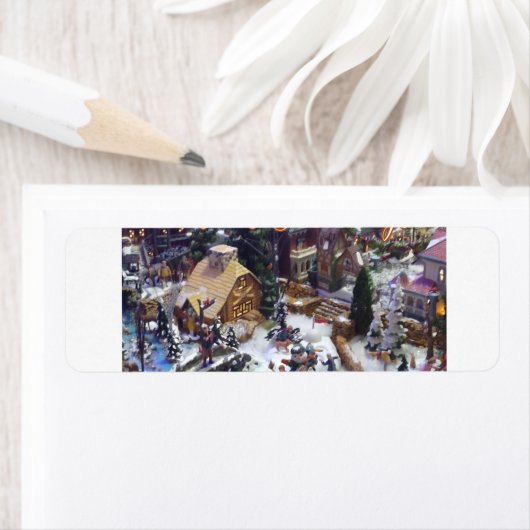 Seasons Greetings From our Village to Yours ラベル (インサイチュ)