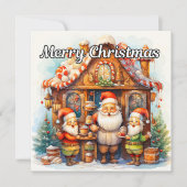 Seasons Greetings From, Santa's Workshop シーズンカード (正面)