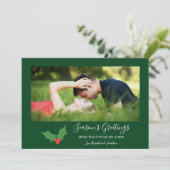 Season's Greetings Hollyカップル婚約したの写真 シーズンカード (スタンド正面)