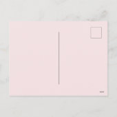 Seasons greetings pink flamingo  シーズンポストカード (裏面)