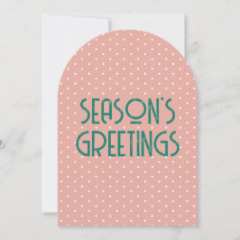 Season's Greetings Polka Dot  シーズンカード
