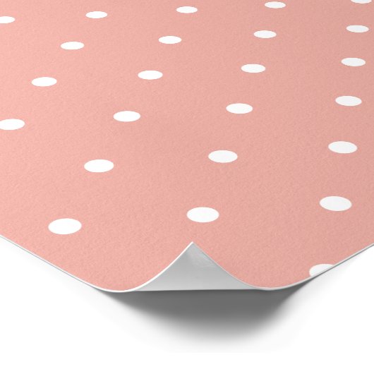 Season's Greetings Polka Dot ポスター (角)