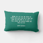 Season's Greetings Polka Dot  ランバークッション (裏面)