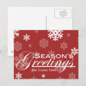 Season's Greetings Post Card シーズンポストカード (正面/裏面)