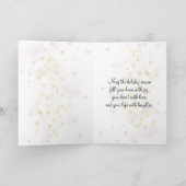 Season's Greetings Red Wine and Pine Cones シーズンカード (内部)