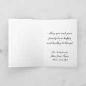 Season's Greetings: Rock Center, Blue Starry Sky シーズンカード (内部)