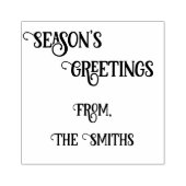 Season's Greetings Rubber Stamp ラバースタンプ (インプリント)