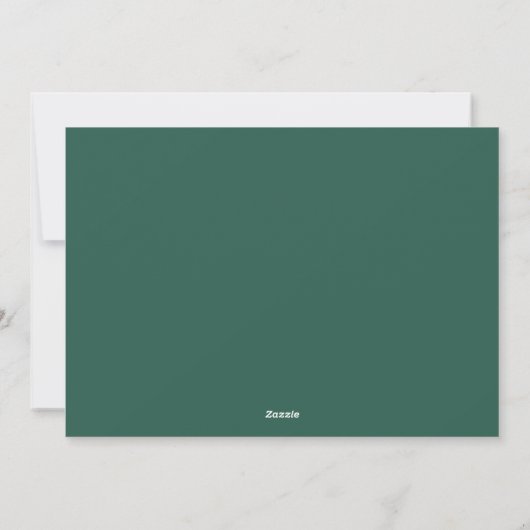 Season's Greetings Script モダン Minimalist Photo シーズンカード (裏面)