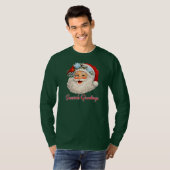 Season's Greetings - Winter Santa Tシャツ (正面フル)