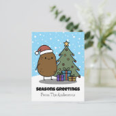 Seasons Greetings With A Potato シーズンポストカード (スタンド正面)