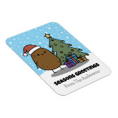 Seasons Greetings With A Potato マグネット (右側)