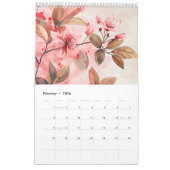 Seasons in Leaves – Abstract Nature in Motion カレンダー (2月 2026)