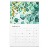 Seasons in Leaves – Abstract Nature in Motion カレンダー (1月 2026)