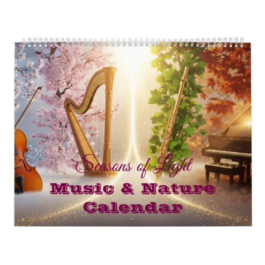 Seasons of Light – Music & Nature カレンダー (カバー)