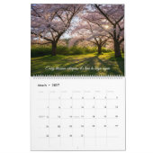 Seasons of Light – Nature & Inspiration 2025 Wall  カレンダー (3月 2027)