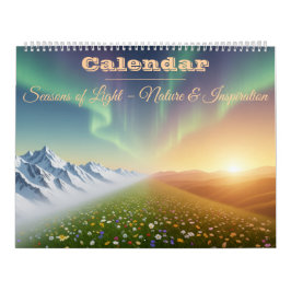 Seasons of Light – Nature & Inspiration Calendar カレンダー