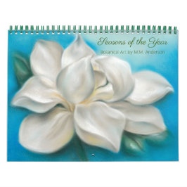 Seasons of the Year Botanical Art by MM Anderson カレンダー