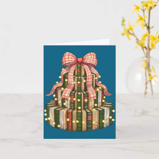 Seasons Readings All Booked For Christmas Books Xm カード (黄色い花)