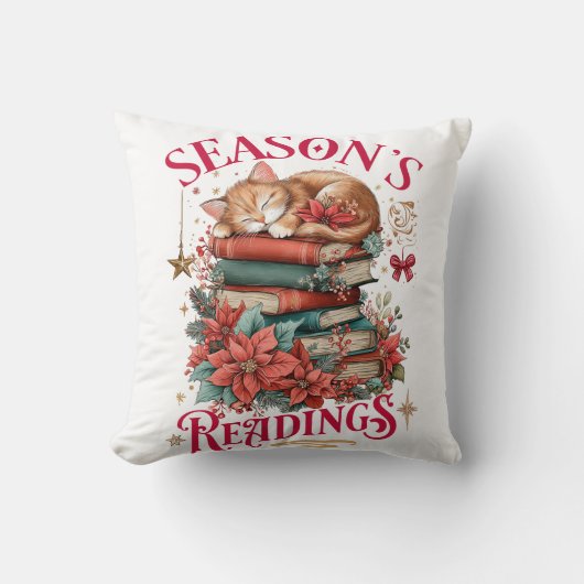 Season's Readings Cozy Kitten  クッション (正面)