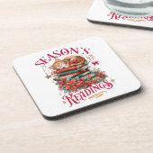 Season's Readings Cozy Kitten  コースター (左側)