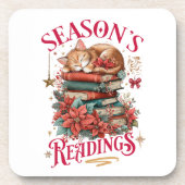 Season's Readings Cozy Kitten  コースター (正面)