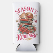 Season's Readings Cozy Kitten  スリム缶クーラー (正面)
