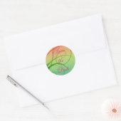 Seasons Save the Date Sticker ラウンドシール (封筒)