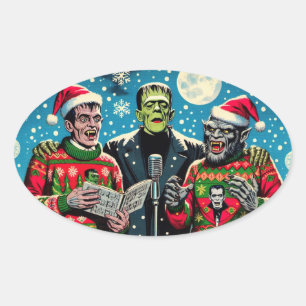 Seasons Screamingsスタンプ 楕円形シール