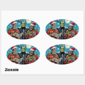 Seasons Screamingsスタンプ 楕円形シール (シート)