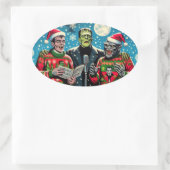 Seasons Screamingsスタンプ 楕円形シール (バッグ)