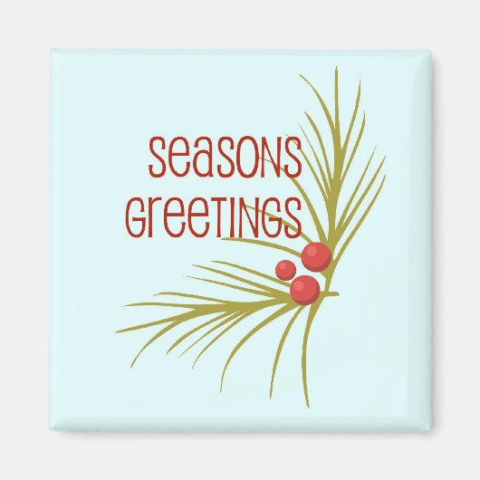 SeasonsGreetings マグネット (正面)