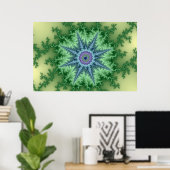 Seastar – フラクタルポスター ポスター (ホームオフィス)