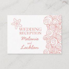 Seastar coral & Whiteの情報結婚エンクロージャカード エンクロージャーカード