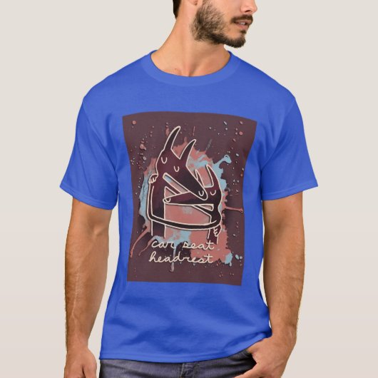 Seat Headrest Twin Fantasy Paintsplash Tシャツ (正面)