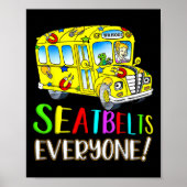Seatbelts Everyone Fun Magic School Bus Driver Job ポスター (正面)