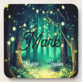 Seating Name Tag Wedding コースター (正面)