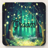 Seating Name Tag Wedding コースター (正面)