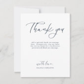 SEATTERAL海波とモノグラ航海のム結婚ズ サンキューカード (正面)