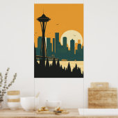 SEATTLE #1 ポスター (キッチン)