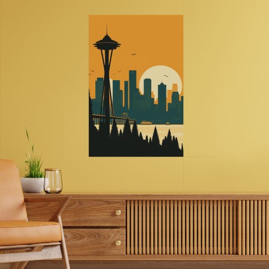 SEATTLE #1 ポスター (リビング2)