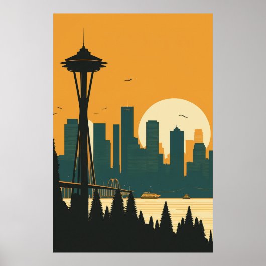 SEATTLE #1 ポスター (正面)