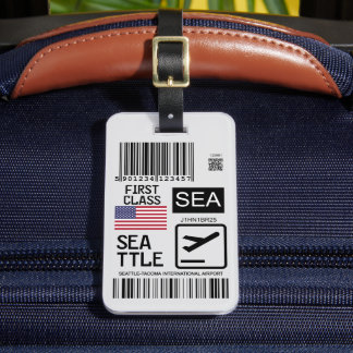 Seattle airport travel tag ラゲッジタグ