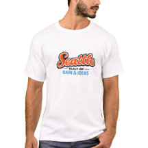 Seattle Built on Rain & Ideas Tシャツ – ビンテージ